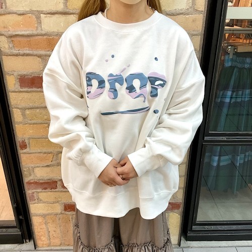 裏起毛マーブルロゴ発泡pt BIG PO