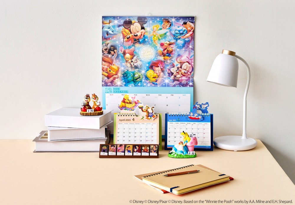 ディズニーストア2023年版カレンダー＆手帳を8月16日（火）より順次発売