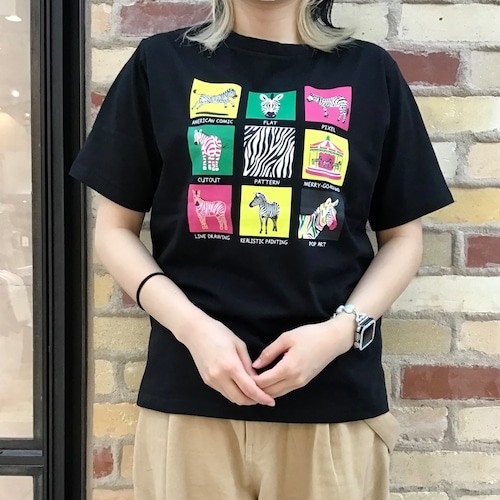 しまうまアートプリントT