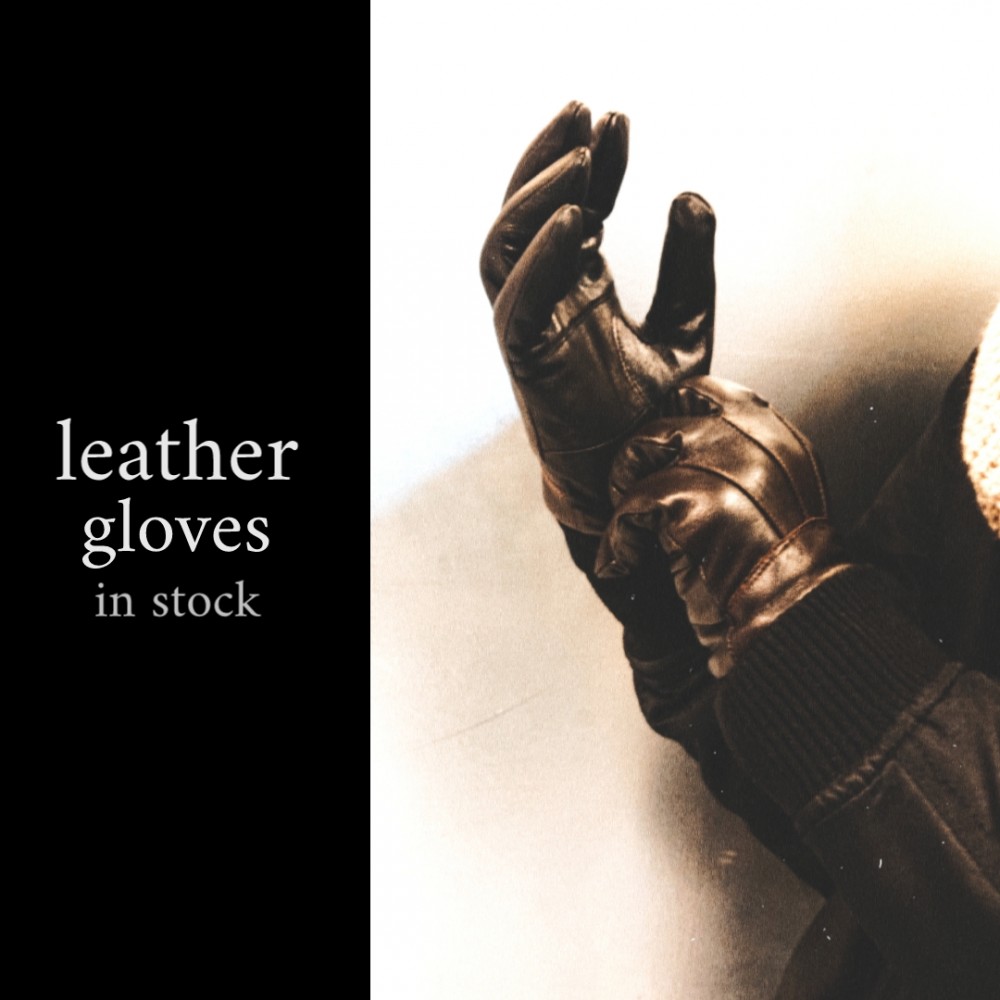 Recommend leather gloves
