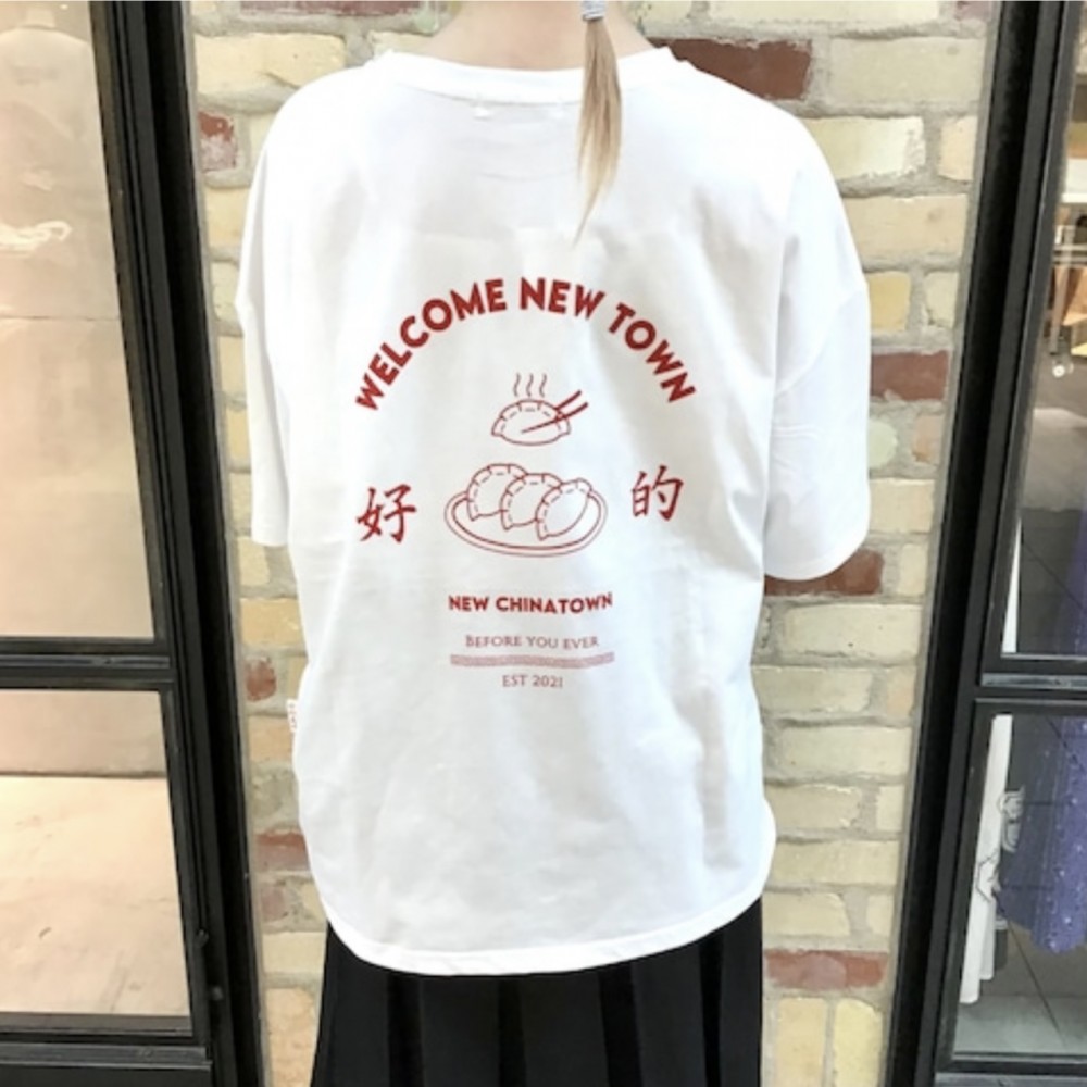 チャイナ餃子ビッグTシャツ
