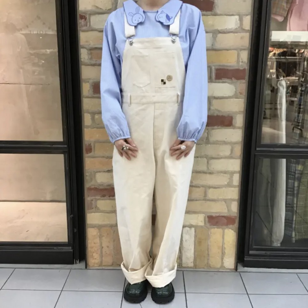 【HOMEMADE】キッチンモチーフサロペット