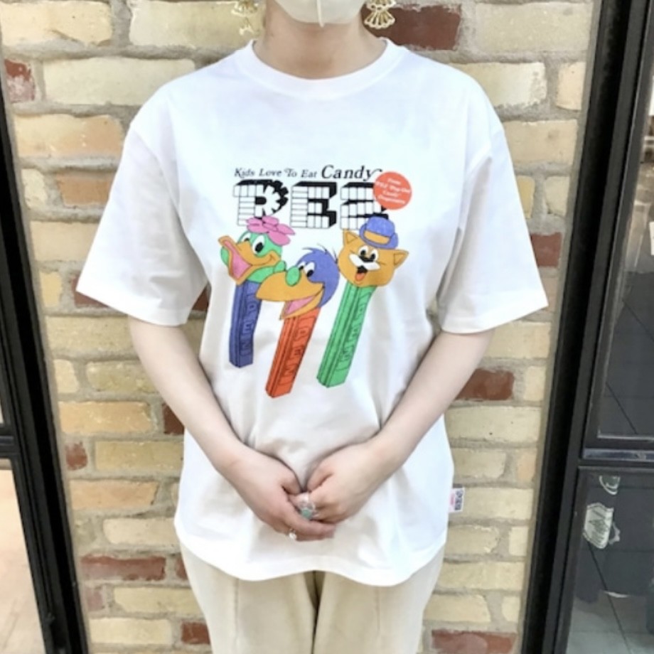 PEZプリントTシャツ
