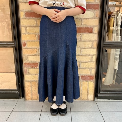 デニムマーメイドスカート