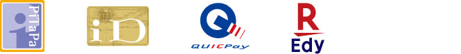 可使用PiTaPa／iD／QUICPay／乐天Edy。（部分店铺除外）