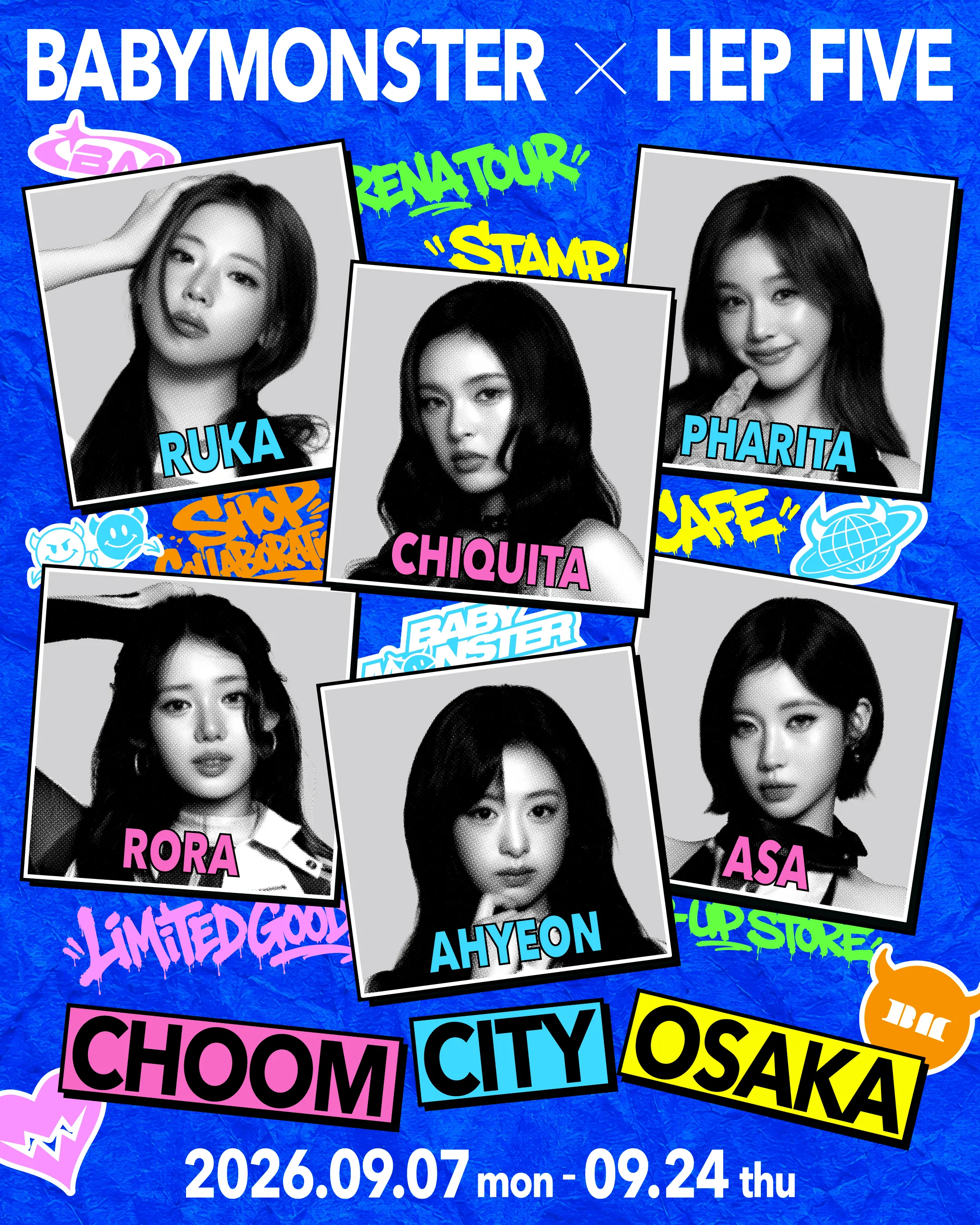 BABYMONSTER×HEP FIVE-CHOOM CITY OSAKA-