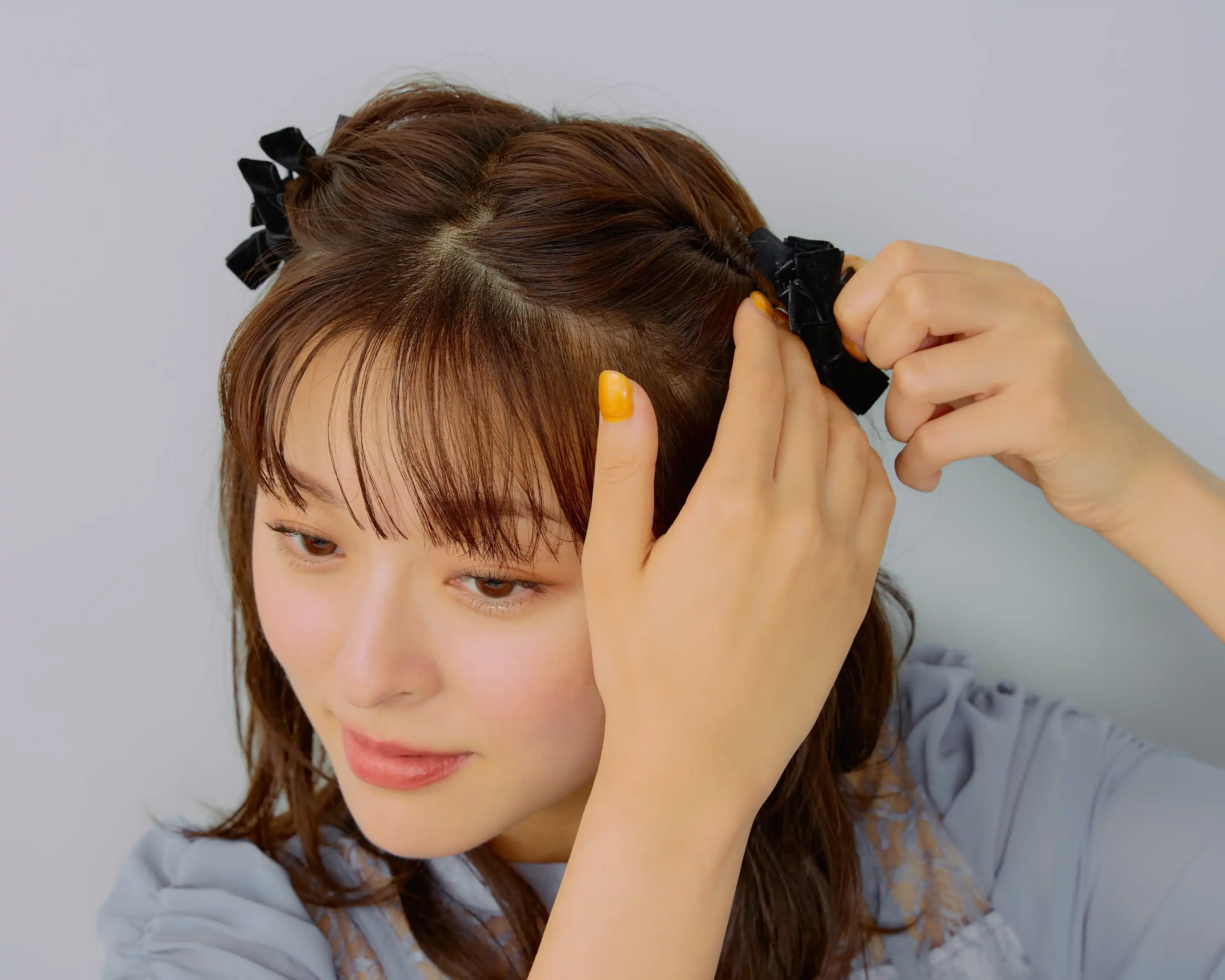 フレンチガーリー　ヘアアレンジ