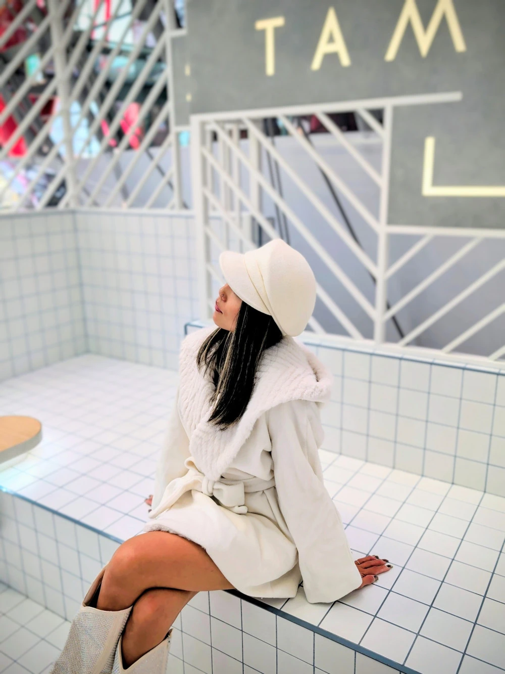 冬のAll White⛄️❄🤍