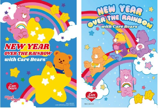 NEW YEAR OVER THE RAINBOW with Care Bears™　🐻🌈