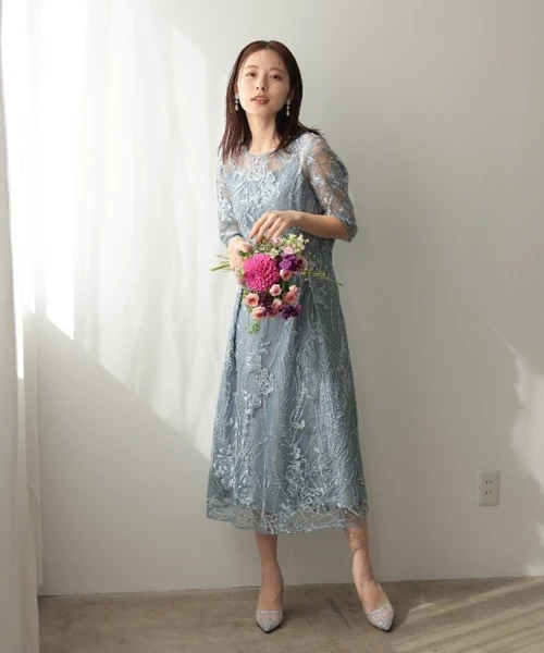 ✨️エンブロイダリーチュールドレス✨️