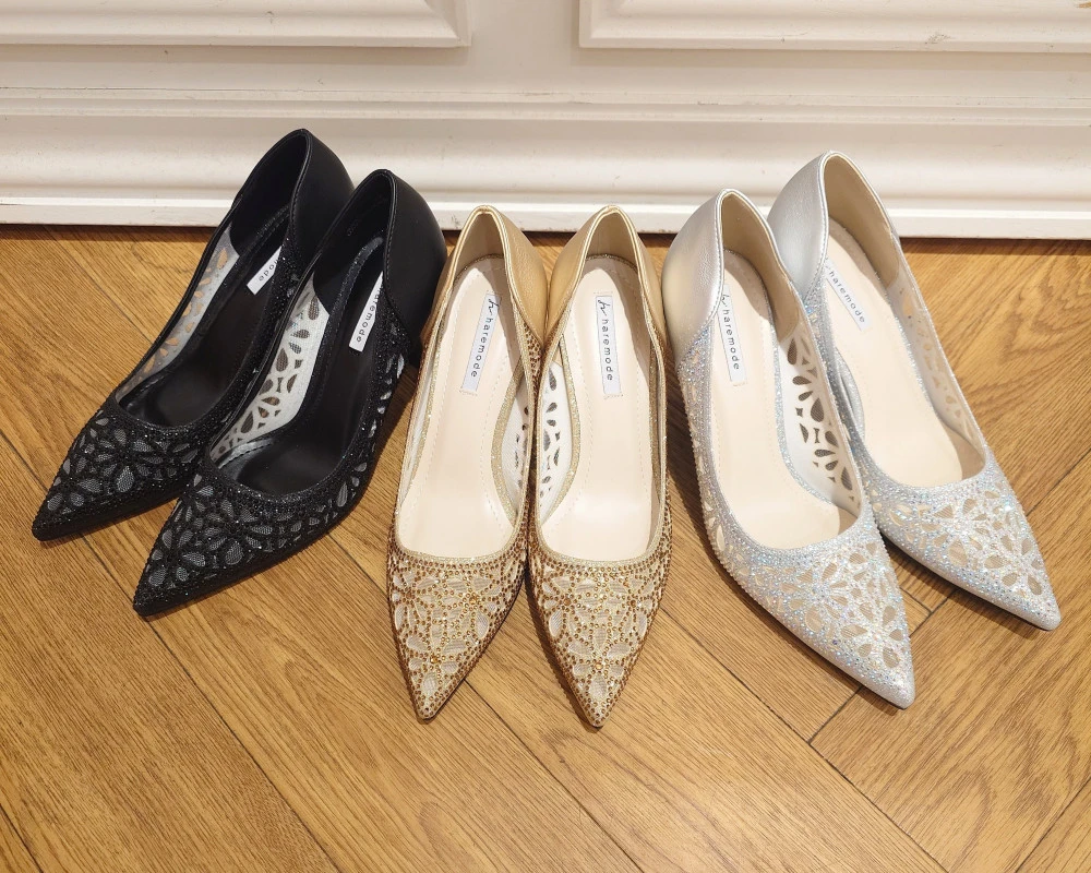 👠花柄カットパンプス👠