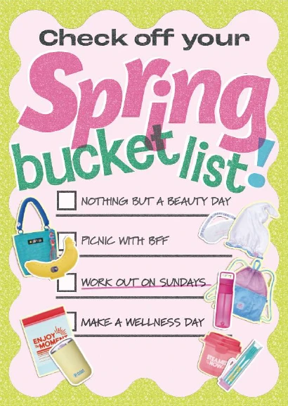 Check off your spring bucket list ! ✨✨