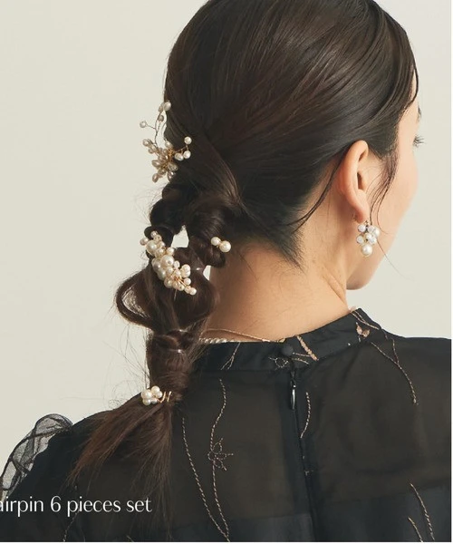 🌸パールヘアピン 6点セット🌸