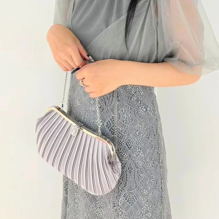 👜天然石プリーツバッグ👜