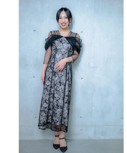 ✨️ｵﾌｼｮﾙｽﾊﾟﾝｺｰﾙ刺繍ドレス✨️