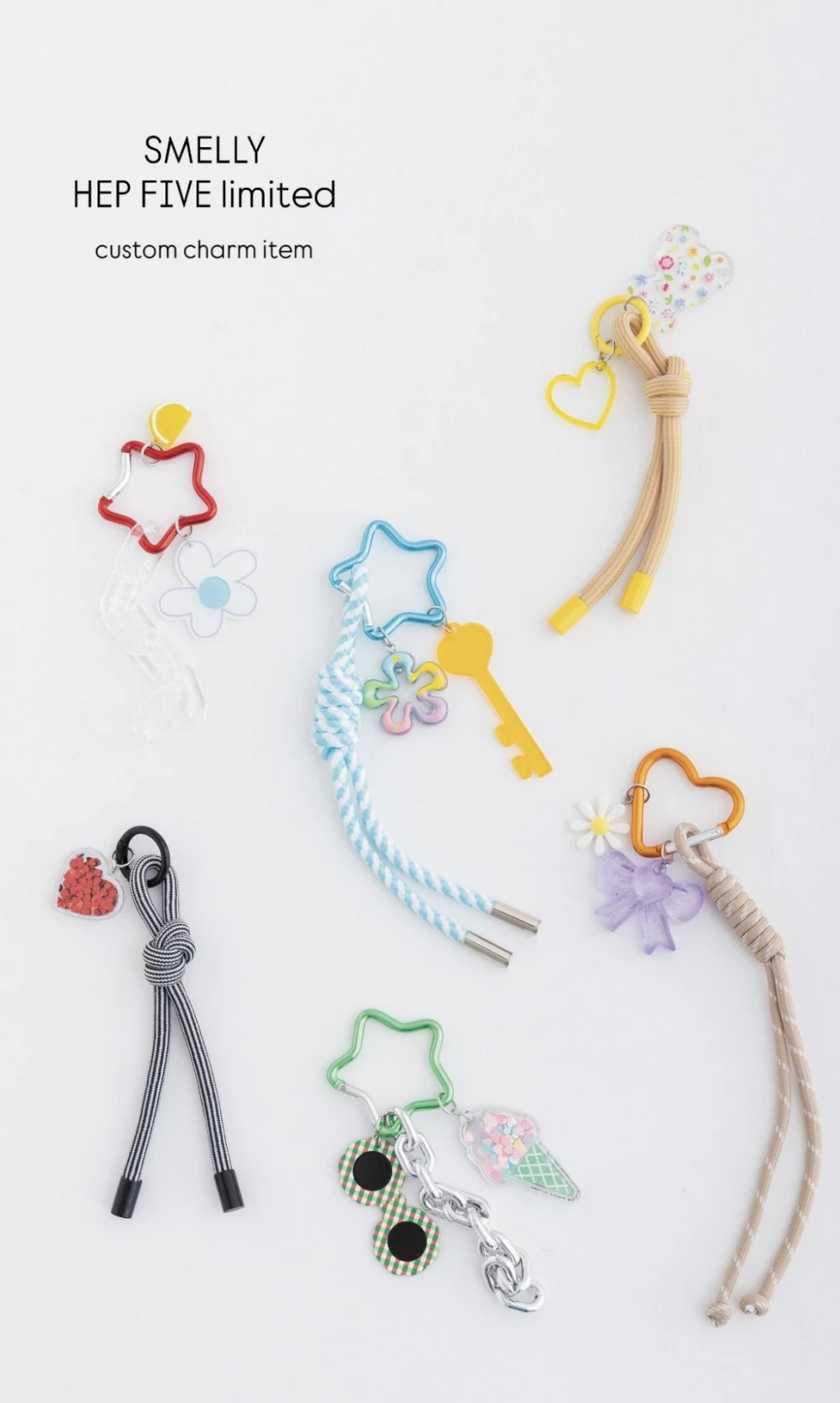 SMELLY HEP FIVE limited custom charm item