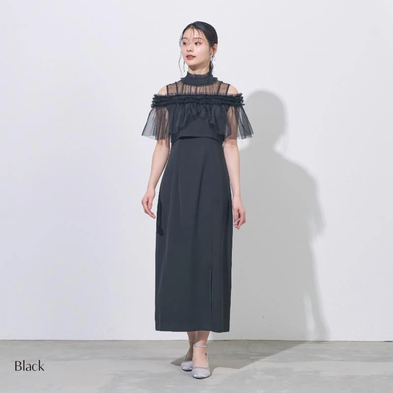 ❤️チュールフリルビスチェ付きドレス❤️｜HEP FIVE（ヘップ