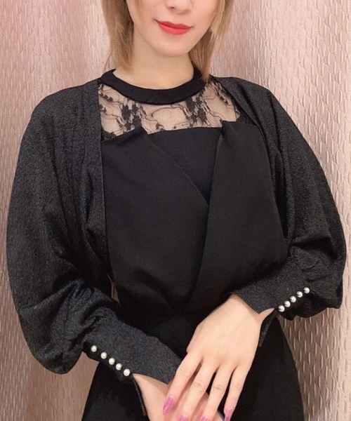 💕ショート丈ニットボレロ💕