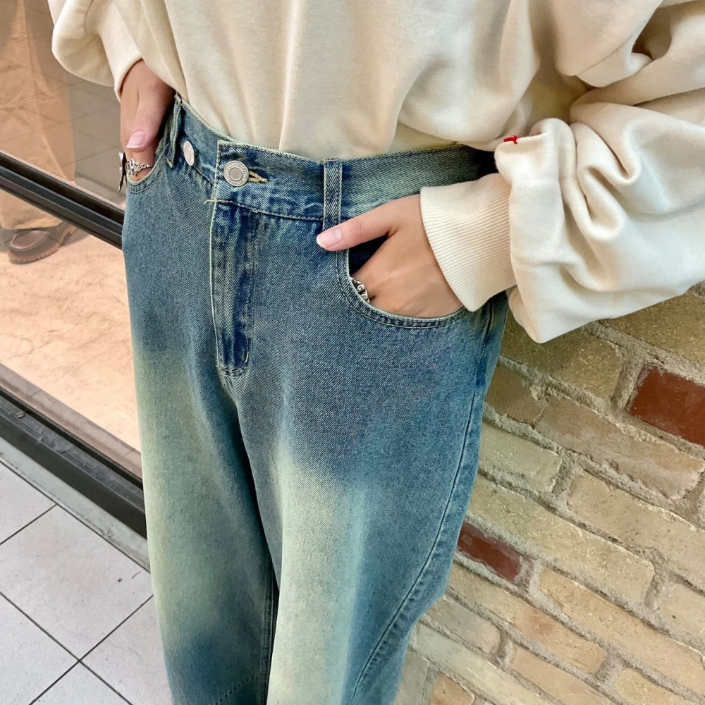 デニム加工パンツ👖
