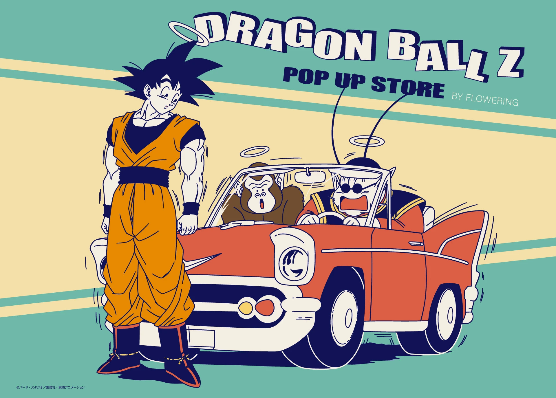 DRAGON BALL Z POP UP STORE BY FLOWERING