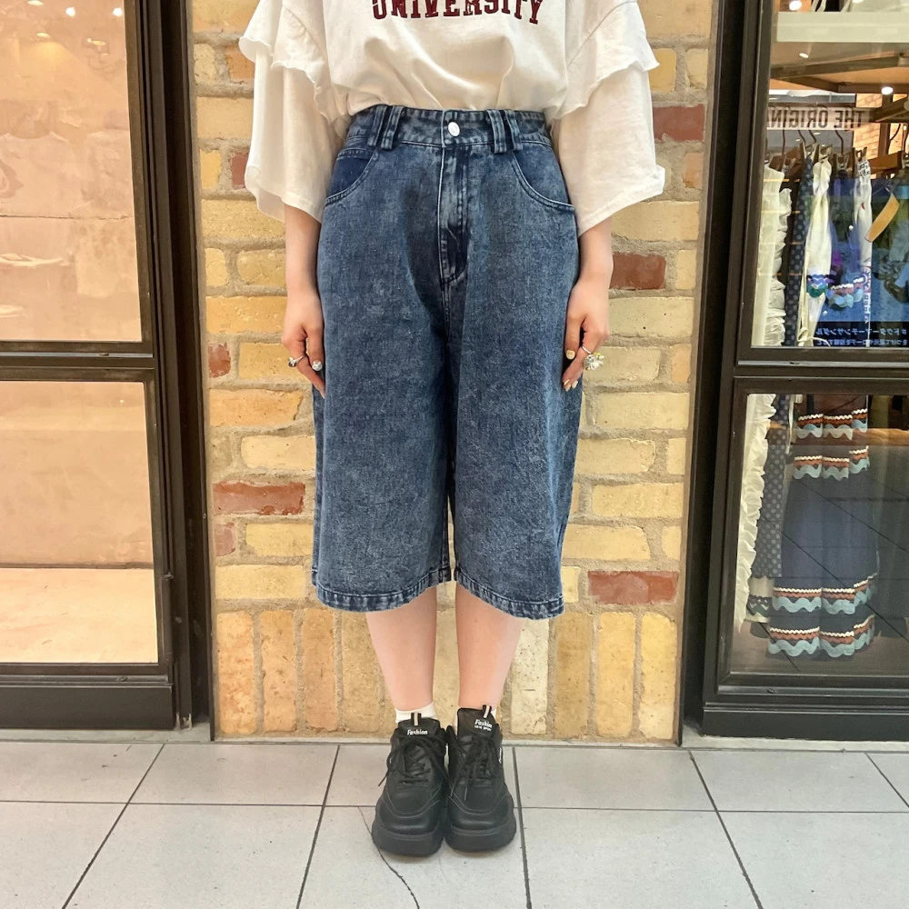 デニムハーフパンツ🌟