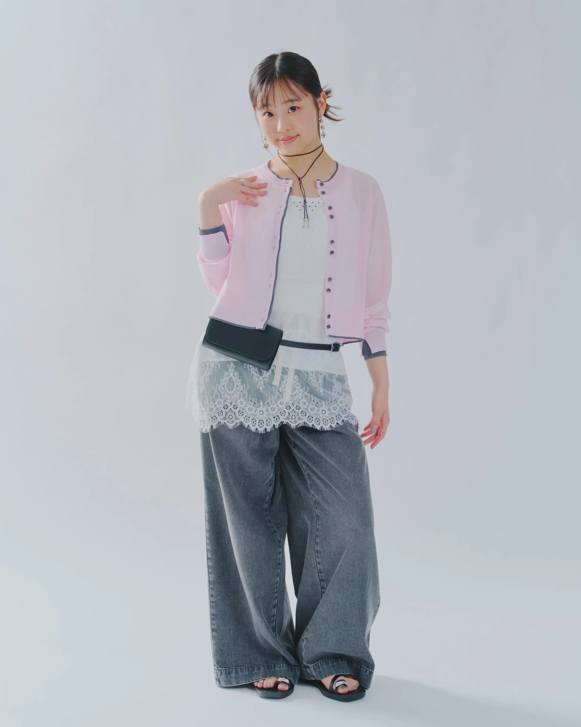 シアーカーディガンのおすすめコーデ♡冷房＆日焼け対策もこれ一枚でOK！&nbsp;