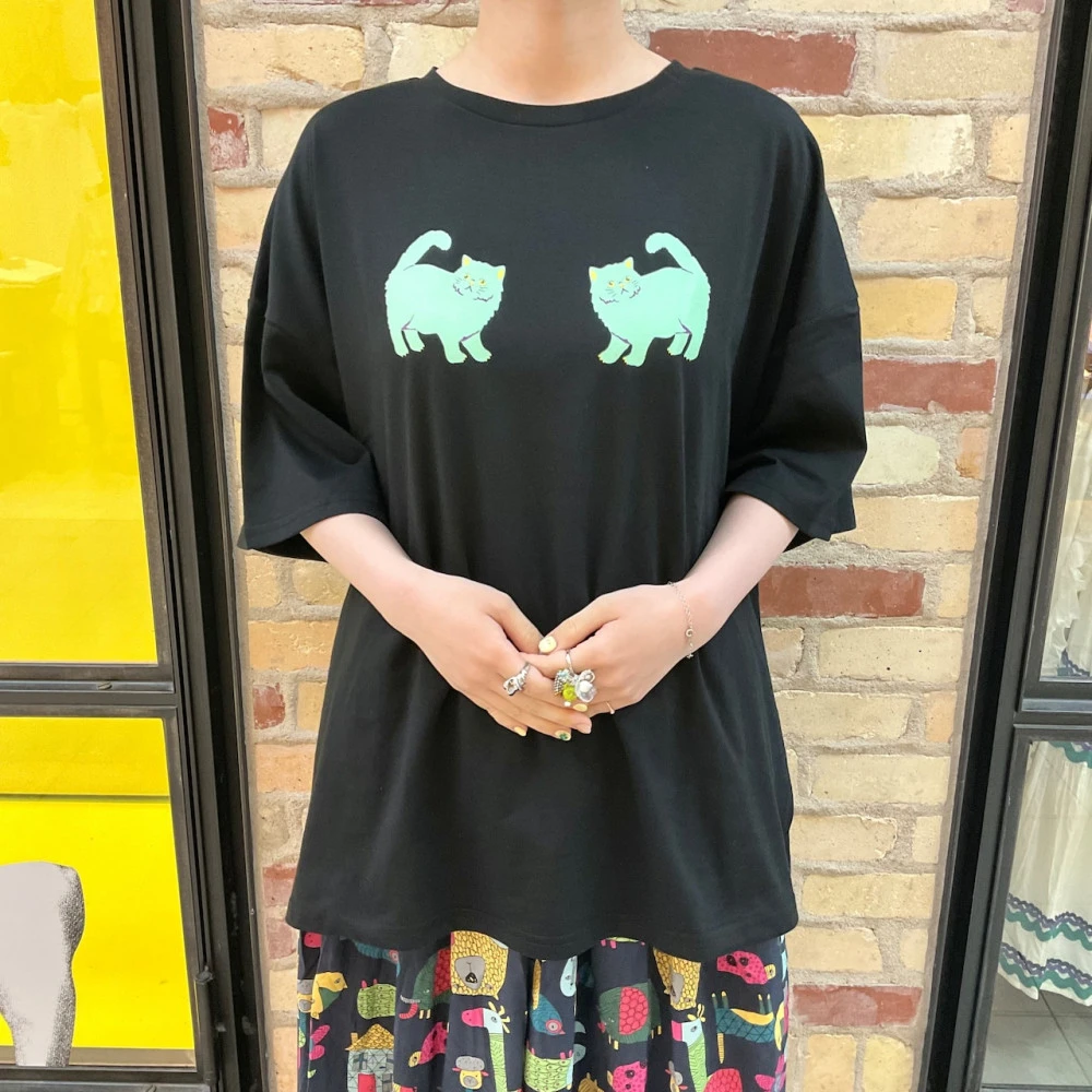 🐈‍⬛ツインズキャットptBIG Tシャツ🐈‍⬛