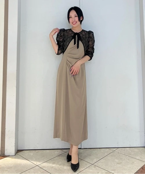 🎀レースボレロ×ドレープドレス🎀