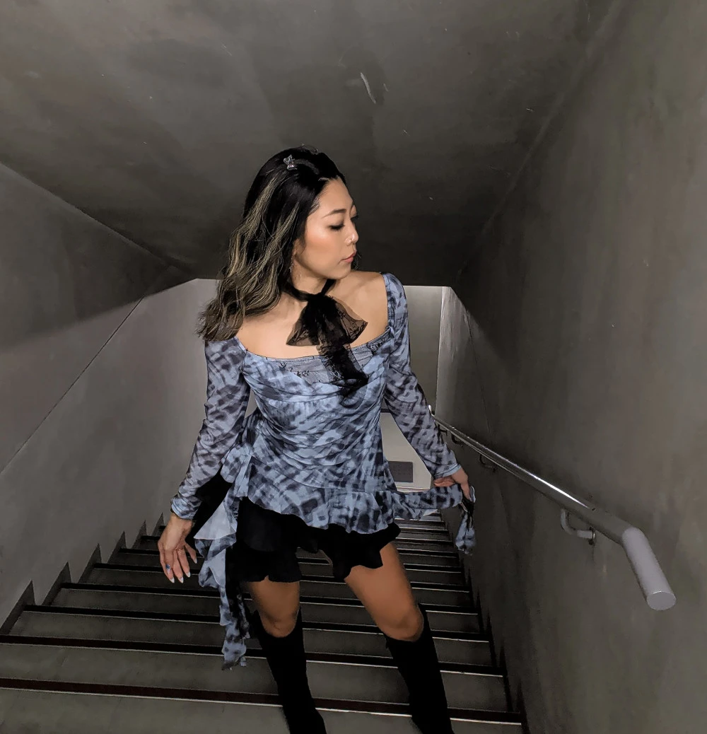 今日は雰囲気を変えて🦋💕