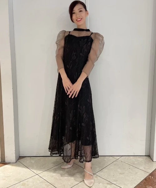 💖set upボレロ＆刺繍レースドレス💖